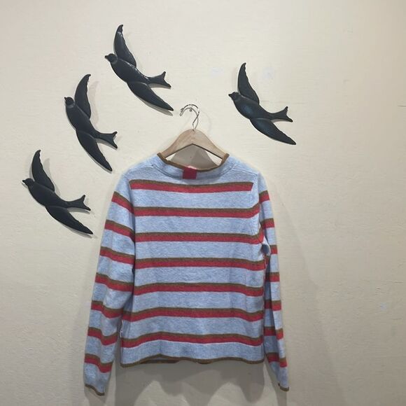 White Stuff Jamie Oversize Striped Cardigan With Pockets - UK 10 / US 6 - S/M - Picture 11 of 16